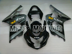 Suzuki GSXR600 GSXR750 2004-2005 Injection ABS verkleidung - Factory Style - Schwarz Grau - MFS2270