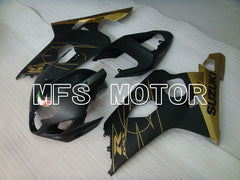 Suzuki GSXR600 GSXR750 2004-2005 Injection ABS Fairing - Factory Style - Black Gold Matte - MFS2271