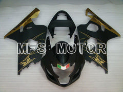 Suzuki GSXR600 GSXR750 2004-2005 Injection ABS Fairing - Factory Style - Black Gold Matte - MFS2271