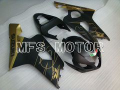 Suzuki GSXR600 GSXR750 2004-2005 Injection ABS Fairing - Factory Style - Black Gold Matte - MFS2271