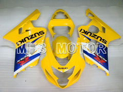 Suzuki GSXR600 GSXR750 2004-2005 Injection ABS verkleidung - Factory Style - Blau Gelb - MFS2273