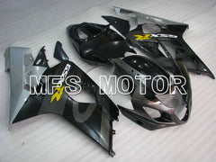 Suzuki GSXR600 GSXR750 2004-2005 Injection ABS verkleidung - Factory Style - Schwarz Grau - MFS2278