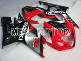 Suzuki GSXR600 GSXR750 2004-2005 Injection ABS verkleidung - Factory Style - Schwarz Rot - MFS2279