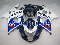 Suzuki GSXR600 GSXR750 2004-2005 Injection ABS verkleidung - Factory Style - Blau Weiß - MFS2281