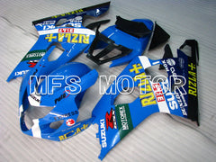 Carénage ABS injecté Suzuki GSXR600 GSXR750 2004-2005 - Rizla+ - Bleu - MFS2282