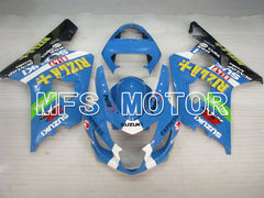 Suzuki GSXR600 GSXR750 2004-2005 Injection ABS verkleidung - Rizla+ - Blau - MFS2283