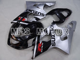 Suzuki GSXR600 GSXR750 2004-2005 Injection ABS verkleidung - Factory Style - Schwarz Silber - MFS2285