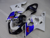 Suzuki GSXR600 GSXR750 2004-2005 Injection ABS verkleidung - Factory Style - Blau Weiß - MFS2287