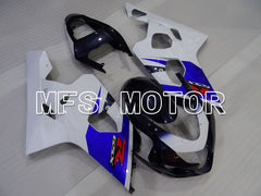 Suzuki GSXR600 GSXR750 2004-2005 Injection ABS verkleidung - Factory Style - Blau Weiß - MFS2287