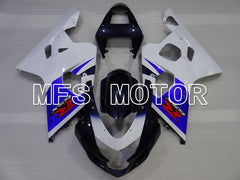 Suzuki GSXR600 GSXR750 2004-2005 Injection ABS verkleidung - Factory Style - Blau Weiß - MFS2287