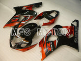 Suzuki GSXR600 GSXR750 2004-2005 Injection ABS verkleidung - Factory Style - Schwarz Rot - MFS2291