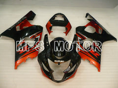 Suzuki GSXR600 GSXR750 2004-2005 Injection ABS verkleidung - Factory Style - Schwarz Rot - MFS2291