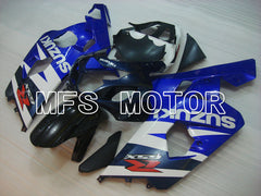 Suzuki GSXR600 GSXR750 2004-2005 Injection ABS verkleidung - Factory Style - Schwarz Blau Weiß - MFS2292