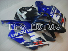 Suzuki GSXR600 GSXR750 2004-2005 Injection ABS verkleidung - Factory Style - Schwarz Blau Weiß - MFS2292