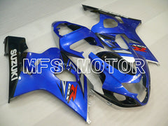 Suzuki GSXR600 GSXR750 2004-2005 Injection ABS verkleidung - Factory Style - Schwarz Blau - MFS2293