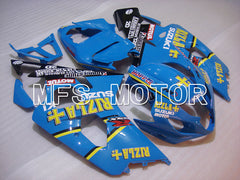 Carénage ABS injecté Suzuki GSXR600 GSXR750 2004-2005 - Rizla+ - Bleu - MFS2294