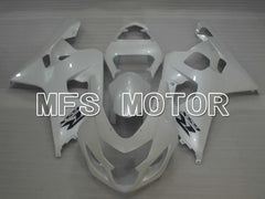 Suzuki GSXR600 GSXR750 2004-2005 Injection ABS verkleidung - Factory Style - Weiß - MFS2296