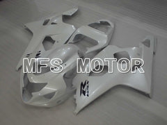 Suzuki GSXR600 GSXR750 2004-2005 Injection ABS verkleidung - Factory Style - Weiß - MFS2296