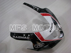 Suzuki GSXR600 GSXR750 2004-2005 Injection ABS Fairing - Beacon - Black White - MFS2301