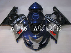 Suzuki GSXR600 GSXR750 2004-2005 Injection ABS Fairing - Factory Style - Black Blue - MFS2302