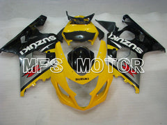Suzuki GSXR600 GSXR750 2004-2005 Injection ABS Fairing - Factory Style - Black Yellow - MFS2311
