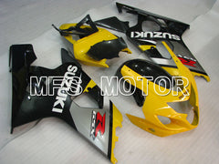 Suzuki GSXR600 GSXR750 2004-2005 Injection ABS Fairing - Factory Style - Black Yellow - MFS2311