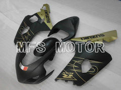 Suzuki GSXR600 GSXR750 2004-2005 Injection ABS Fairing - Factory Style - Black Gold Matte - MFS2313