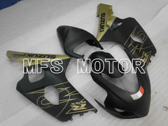 Suzuki GSXR600 GSXR750 2004-2005 Injection ABS Fairing - Factory Style - Black Gold Matte - MFS2313