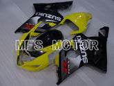 Suzuki GSXR600 GSXR750 2004-2005 Injection ABS verkleidung - Factory Style - Schwarz Gelb - MFS2314