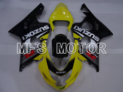Suzuki GSXR600 GSXR750 2004-2005 Injection ABS Fairing - Factory Style - Black Yellow - MFS2314