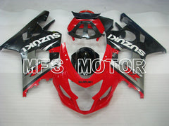Carénage ABS injecté Suzuki GSXR600 GSXR750 2004-2005 - Style usine - Noir Rouge - MFS2316
