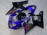 Suzuki GSXR600 GSXR750 2004-2005 Injection ABS verkleidung - Factory Style - Schwarz Blau - MFS2317