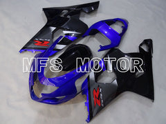 Suzuki GSXR600 GSXR750 2004-2005 Injection ABS Fairing - Factory Style - Black Blue - MFS2317