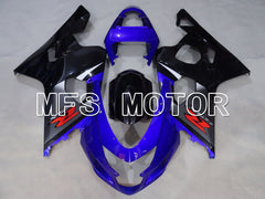 Suzuki GSXR600 GSXR750 2004-2005 Injection ABS Fairing - Factory Style - Black Blue - MFS2317