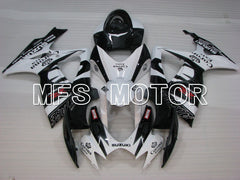 Suzuki GSXR600 GSXR750 2006-2007 Injection ABS Fairing - Corona - Black White - MFS2320
