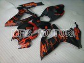 Suzuki GSXR600 GSXR750 2006-2007 Injection ABS verkleidung - Corona - Schwarz Matt - MFS2323