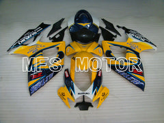 Carénage ABS injecté Suzuki GSXR600 GSXR750 2006-2007 - Corona - Bleu Jaune - MFS2324