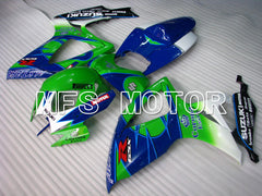 Suzuki GSXR600 GSXR750 2006-2007 Injection ABS verkleidung - Corona - Blau Grün - MFS2330