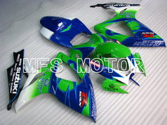 Suzuki GSXR600 GSXR750 2006-2007 Injection ABS verkleidung - Corona - Blau Grün - MFS2330