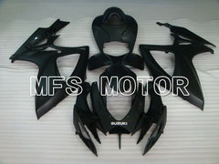 Suzuki GSXR600 GSXR750 2006-2007 Injection ABS verkleidung - Factory Style - Schwarz Matt - MFS2331