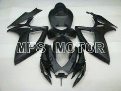 Suzuki GSXR600 GSXR750 2006-2007 Injection ABS verkleidung - Factory Style - Schwarz Matt - MFS2332