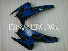 Suzuki GSXR600 GSXR750 2006-2007 Injection ABS verkleidung - Factory Style - Schwarz Blau - MFS2336