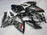 Suzuki GSXR600 GSXR750 2006-2007 Injection ABS verkleidung - Factory Style - Schwarz Grau - MFS2339