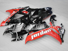 Suzuki GSXR600 GSXR750 2006-2007 Injection ABS Fairing - Jordan - Black Red - MFS2342