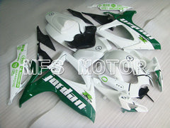 Suzuki GSXR600 GSXR750 2006-2007 Injection ABS verkleidung - Jordan - Grün Weiß - MFS2344