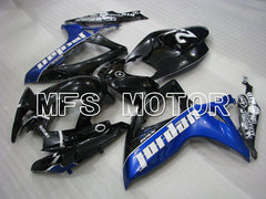 Suzuki GSXR600 GSXR750 2006-2007 Injection ABS verkleidung - Jordan - Blau Schwarz - MFS2345