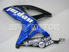 Suzuki GSXR600 GSXR750 2006-2007 Injection ABS verkleidung - Jordan - Blau Schwarz - MFS2345
