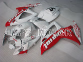 Suzuki GSXR600 GSXR750 2006-2007 Injection ABS verkleidung - Jordan - Weiß Rot - MFS2346