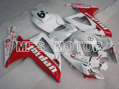 Suzuki GSXR600 GSXR750 2006-2007 Injection ABS Fairing - Jordan - White Red - MFS2346