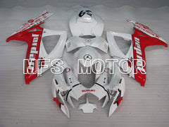 Suzuki GSXR600 GSXR750 2006-2007 Injection ABS Fairing - Jordan - White Red - MFS2346